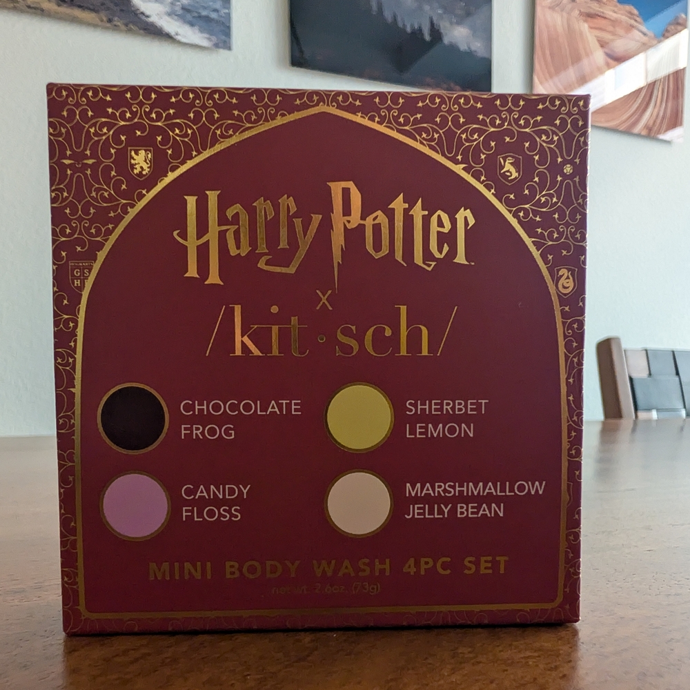 Harry Potter x Kitsch Mini Body Wash Set - 4pc